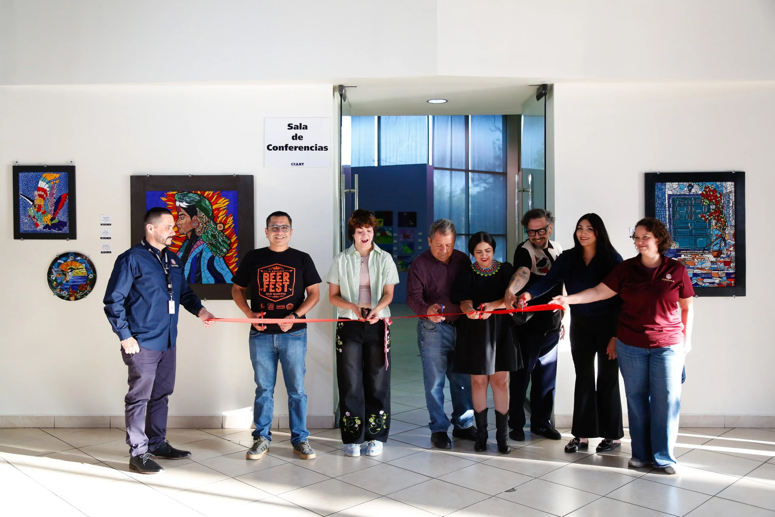 INAUGURA CULTURA LA EXPOSICIÓN “TALLERES DE ARTE CEART. COLECTIVA 2026-1” EN MEXICALI