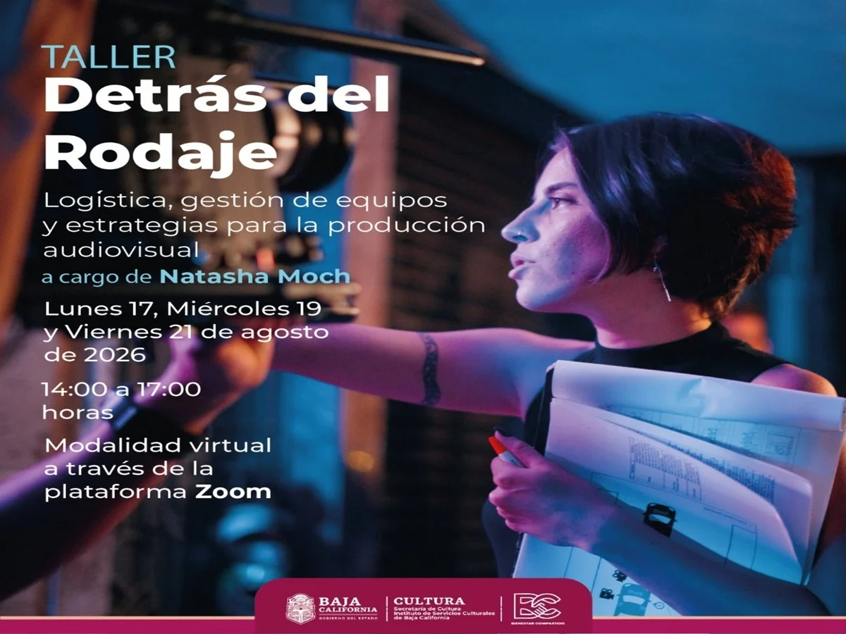 NATASHA MOCH, PRODUCTORA Y GESTORA AUDIOVISUAL, IMPARTIRÁ TALLER GRATUITO PARA REALIZADORES BAJACALIFORNIANOS