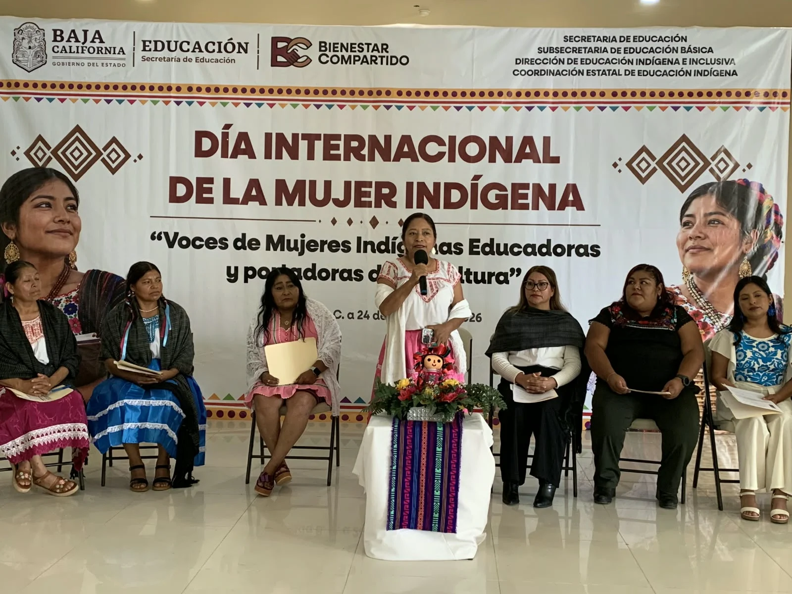 LAS “VOCES DE MUJERES INDÍGENAS EDUCADORAS Y PORTADORAS DE LA CULTURA” SUENAN EN ENCUENTRO ESTATAL